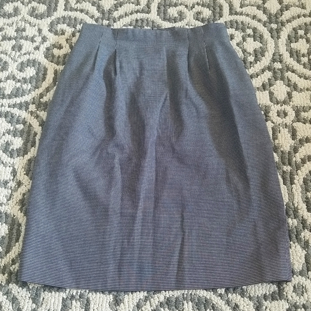 (6) Liz Claiborne Petite Classic Skirt with Pockets Midi Dressy Formal Business